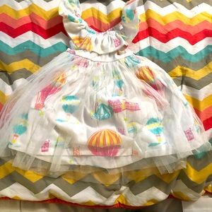 3-6 month girls hot air ballon dress